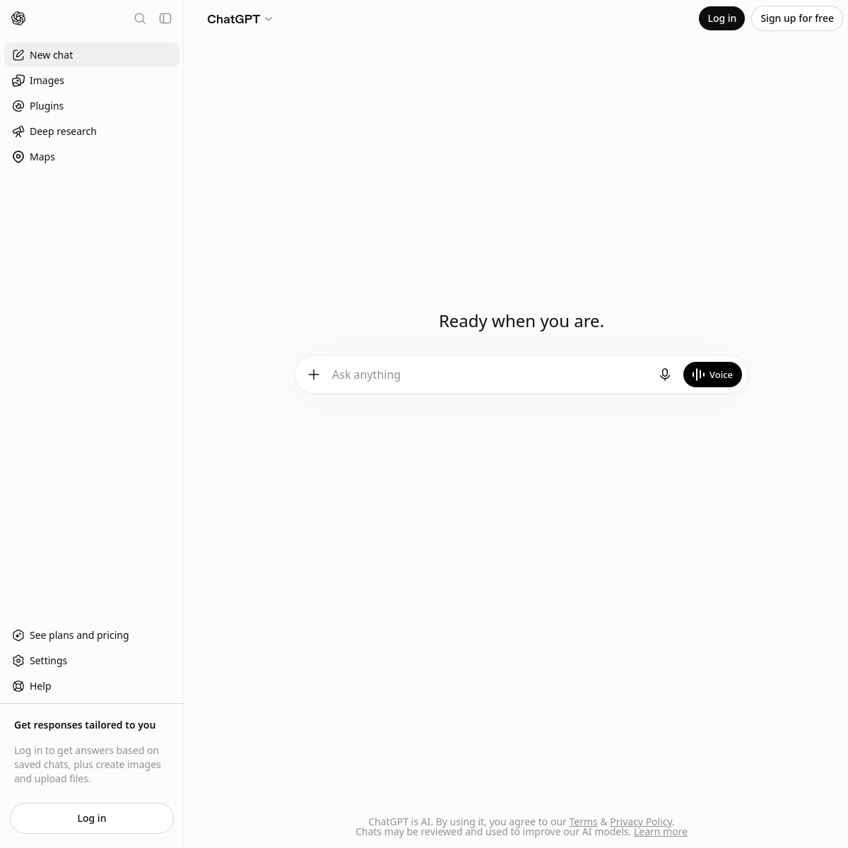 ChatGPT preview