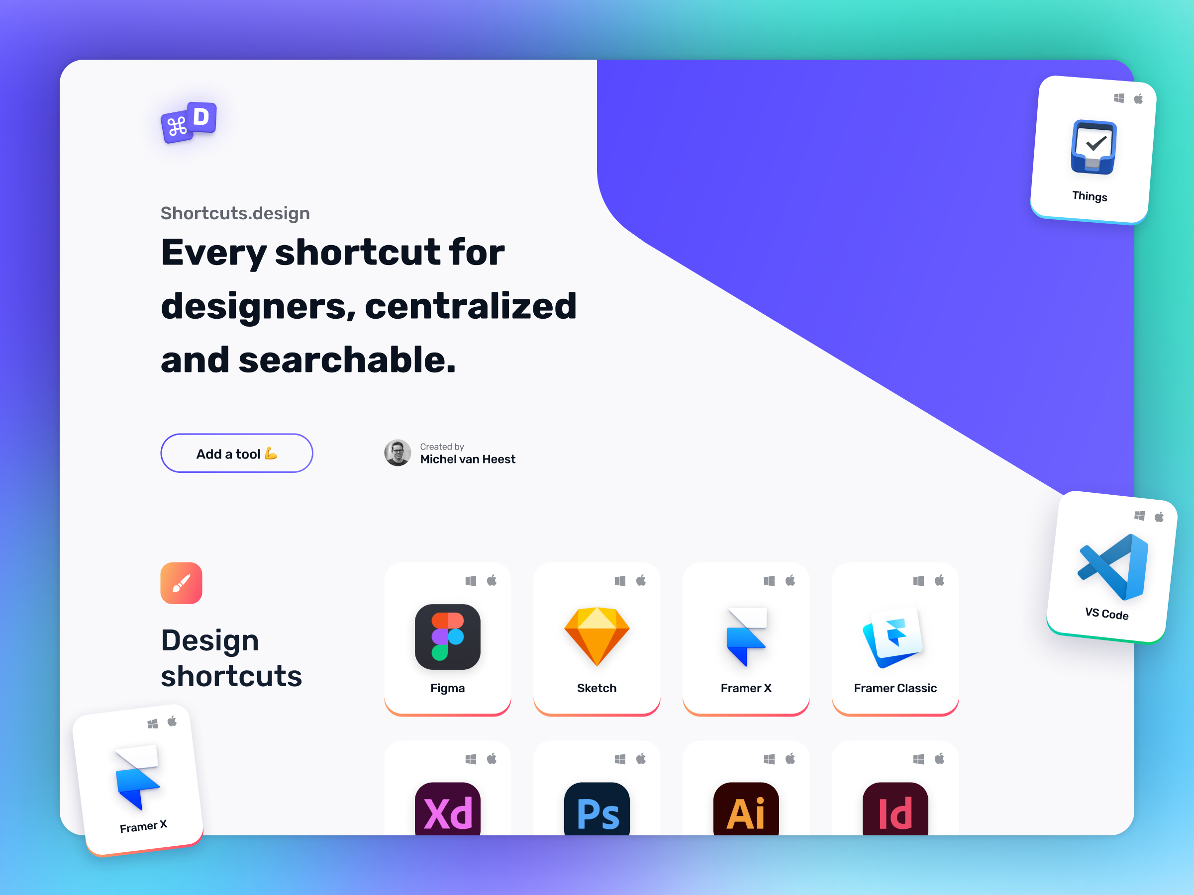 Shortcuts.design preview